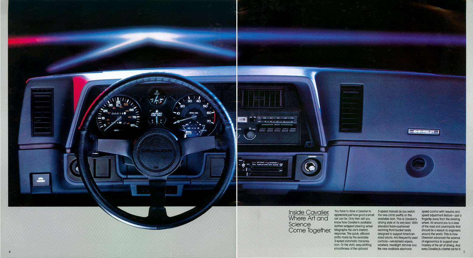 1984 Chevrolet Cavalier Brochure Page 2